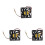 3 Pcs 70X70mm 12V 3-Pin PC Computer Case CPU  Brushless Cooler Cooling Fan Black 1
