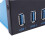 2X 19 Pin to 8 Port USB 3.0 Hub 5.25 Inch CD-Rom Drive Bay CD Rom Front Panel for Computer Case 8
