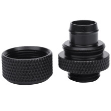 8Pcs Water Cooling Fittings G1/4 External Thread Pagoda for 9.5X12.7mm Soft Tube Computer Cooling System Connector Black