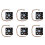 6X CPU-Luefter Kuehlventilator 60 X 60mm Box Computer - Schwarz 1