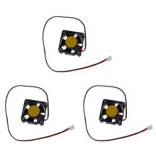 3X Ventilatore di Raffreddamento del Cuscinetto 6000RPM di 30mm X 30mm X 10mm 2Pin 12V del Manicotto
