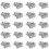1000pcs 9x9x5mm  Aluminium Heatsink for IC LED Chipset RAM 1