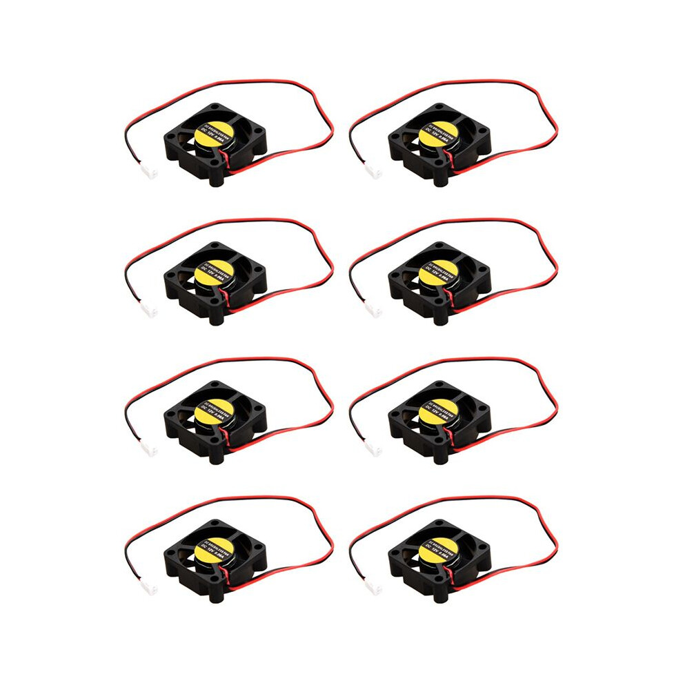 8Pcs 30Mm X 30Mm X 10Mm 3010S 12V 0.06A Brushless Cooling Fan 4713981508996