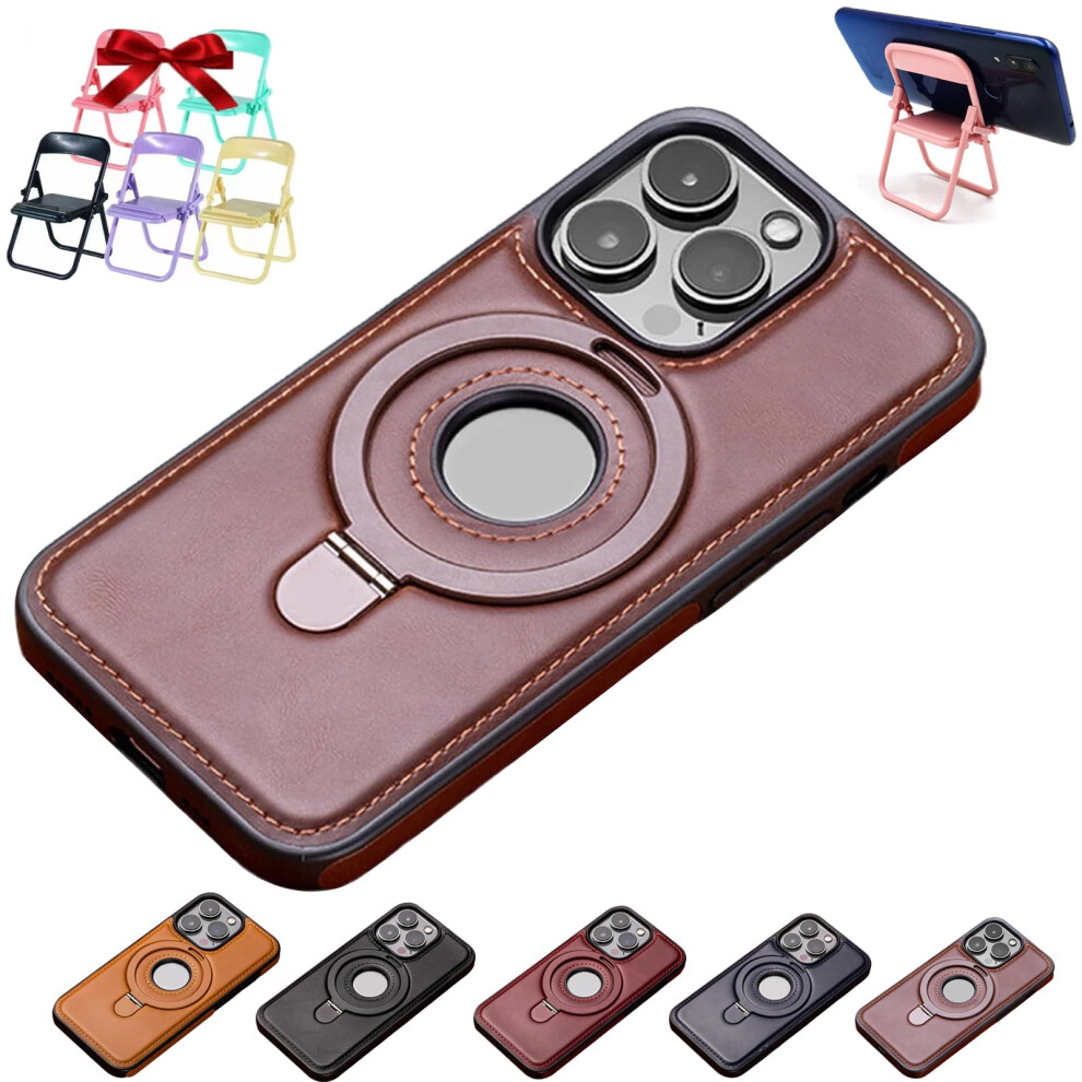 Leather Case With Magnetic Stand, Fullcoverage Shockproof Cover For Iphone 1216 Plus Pro Max 9169991090597