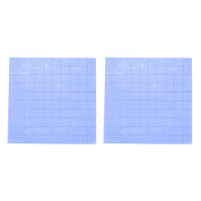 200pcs 10X10X1mm Silicone Thermal Pad for Conductive Heat Sink Insulation Pate,