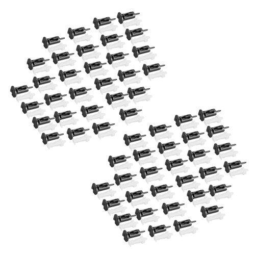 Black Plastic White, Mounting for  CPU Cooler, 60 Pcs 1