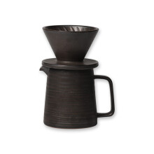 Stone Handmade Pour Over Coffee Machine Set, Ceramic Coffee Breaky Hand Dripper, 16oz