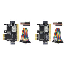 2X Analyzer LPC Debug Card PCI PCI-E Post Test Kit Motherboard Diagnostic Card J04