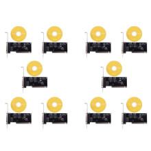 10X Pci Expansion Card Adapter 25Pin Parallel Lpt Pci to Parallel Db25 Printer Port Controller Card