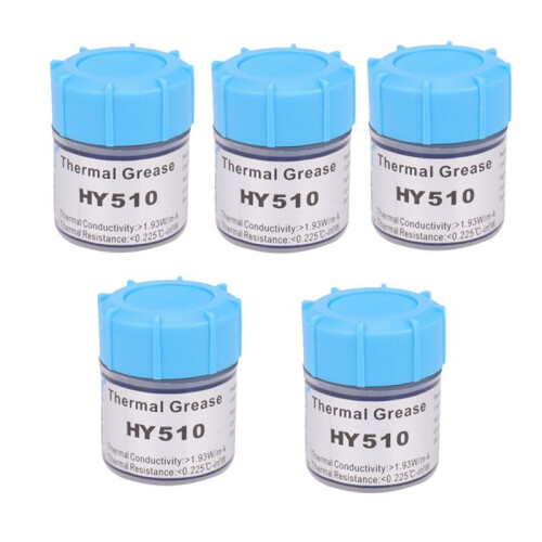 5X HY510 10g Grey Thermal Conductive Grease Paste for CPU GPU Chipset Cooling