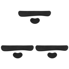 3X Gel Memory Foam Set Keyboard Wrist Rest Pad, Mouse Wrist Cushion Support for Office, ,Black