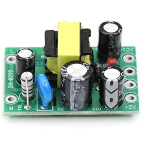 4X Xh-M299 Switching Power Supply Module Ac- Isolated Pcb Board Input 110-220V Output 12V0.5a + 5V 1