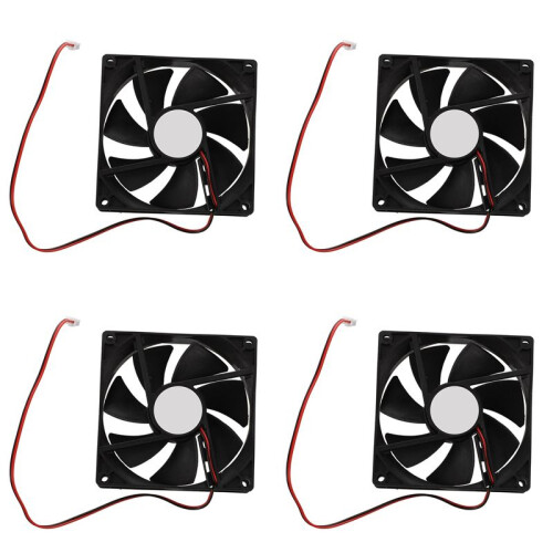 4st 90Mm X 25Mm  12V 2-Pins Koelventilator voor CPU-Koeler van Computerbehuizing 1