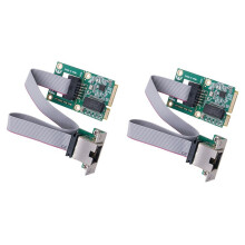2X Nieuwe PCI-E Netwerkkaart 1000Mbps Gigabit Ethernet NIC Adapter RTL8111F PCI Express 10/100/1000M RJ45 LAN