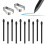 80Pcs Pen Tips/Nibs for  2 Stylus   Pen Nibs with Tool Replacement Soft Nibs/Tips 7