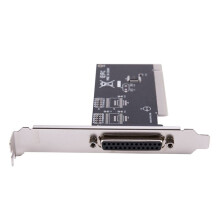 10X Pci-Uitbreidingskaartadapter 25-Pins Parallelle Lpt Pci Naar Parallelle Db25-Printerpoortcontrollerkaart
