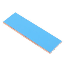 2X Dissipador de Calor de Cobre Puro, Adesivo Condutor Térmico para M.2 2280 PCI-e NVME SSD 2 mm