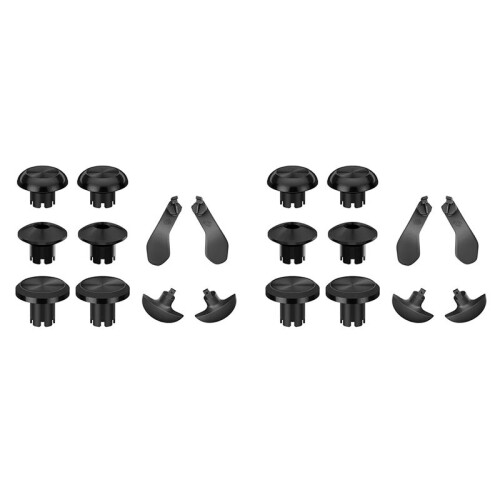 2X Kit Joystick In Metallo per PS5  Console di Gioco Joystick Posteriori Paddle Pulsanti Trigger per PS5 Dualsense Controller A
