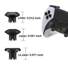 2X Kit de Joystick de Metal para Console de Jogos PS5 Joystick Back Paddles Triggers Buttons para PS5 Dualsense Controller A