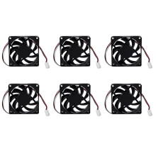 6X Computer Case Cooler Fan 3PIN 12V 7CM 70MM PC CPU Cooling Cooler Fan