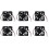 6X Computerbehuizing Koeler Ventilator 3PIN 12V 7CM 70MM PC CPU Koelkoeler Ventilator 2