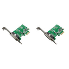 2X Controllerkaart ST38 PCIe X1 CH382L DB-25 Pin Industrial voor LTP Print Terminal Multifunctionele, Handige Uitbreidingskaart