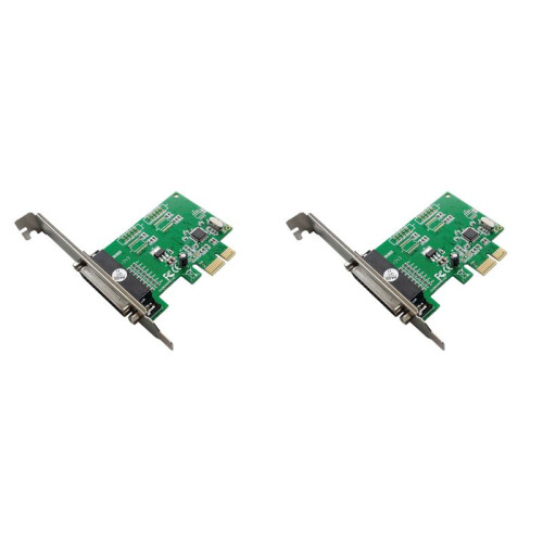 2X Controller Card ST38 PCIe X1 CH382L DB-25 Pin Industrial for LTP Print Terminal Multi-Function