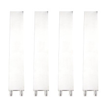 4X Aluminiowy Blok Chłodzący Wodę 240X40X12Mm Chłodnica do Chłodnicy Procesora Komputera