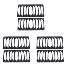 30 Stks 120Mm Anti-Vibratie Silicium Ventilator Pakking Ruisonderdrukkende Pakking Pad voor PC Computer Case Fan