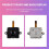 2PCS 3D Analog Joysticks for Meta Quest3 VR Controller Thumbstick 3D Analog Joystick for Quest3 6