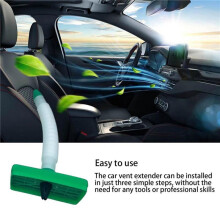 4X Jewel Cooler pour , Tuyau D'Extension D'ÉVent D'Entrejambe de Voiture Facile à Utiliser pour Balls Air Frais ou Chaud, Blanc