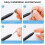 80Pcs Pen Tips/Nibs for  2 Stylus   Pen Nibs with Tool Replacement Soft Nibs/Tips 9