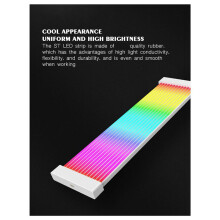2X RGB LED Strip ARGB Sync Board for Computer Power Supply ATX 24PIN GPU Card 8Pin Cable Case X8