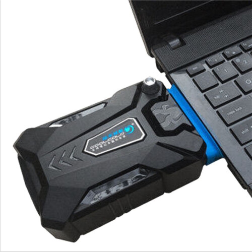 2X COOLCOLD Vácuo Portátil Laptop Cooler USB Air Cooler Extração Externa Ventilador de Refrigeração Notebook para 15 17 Polegadas Laptop 2