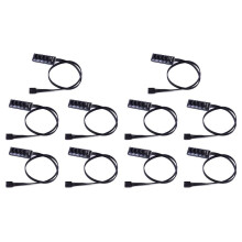10st 40 cm 1 Till 5 4-Stifts TX4 PWM Fläkt CPU HUB Splitter PC-Fodral Chassie Kylare Förlängningskabel Adapter Controller