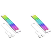 2X Câble D'Extension D'Alimentation RVB Câble D'Extension D'Alimentation ARGB 5 V 3 Broches Barre de Bande Lumineuse LED RVB pour Boîtier PC