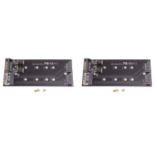 2X SFF-8654 8I Split Card X8 auf VROC Dual NVMe M.2 NGFF auf Slimline NVME PCIe SSD Adapter für Mainboard