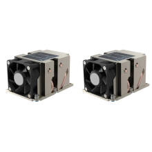 2X LGA3647-2U-R83 Koeler 240W voor Lga 3647 Smal Type Radiator 2u Koellichaam 4 Heat Pipe Zijwaartse Koelventilator