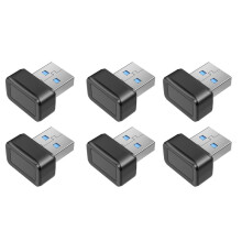 6X USB Fingerprint Key Reader U2F Biometric Fingerprint Scanner Anti-Spoofing Biometric Security Key Dongle