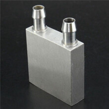 5X Aluminum Water Cooling Block 40X40X12mm Cooler for Computer CPU Radiator