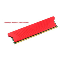 2X RAM Radiator Chłodnica Radiator Chłodnica dla DDR2 DDR3 DDR4 Pamięć Stacjonarna Podkładka Rozpraszająca Ciepło Czerwony