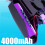 2X MEMO AK77 Game Trigger Phone Cooler Fan Controller di Gioco Controller con Ventola per Pubg Trigger Shooter Joystick (4000 MAh) 3