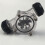 2X G1/4Inch Flow Indicator,Clear Main Body,Black Blade,Matte Black Pc Computer Water Cooling System Flow Meter Indicator 3