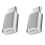 2X Type C Mouse Jiggler Undetectable Mouse Mover USB C Mouse Shaker Simulated Mouse Movement Silver 1