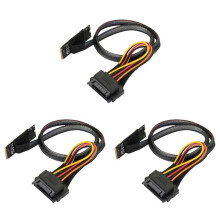 3X M2TO8639 M.2 M-Key to U.2 SFF-8639 Adapter Cable with  15-Pin Female Connector