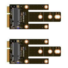 2X Adapterkarte MPCIE zu KEY-B Erweiterungssteckplatz MINIPCI-E zu M.2 NGFF NIC Adapterkarte WIFI-Schnittstelle zu M Adapterkarte B