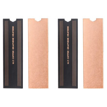 4x SSD Kylfläns Kylare Koppar Grapne SSD Kylflänsark för Bärbar PC M2 NGFF SSD