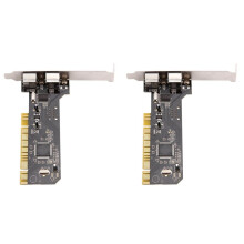 2X PCI ein 2 Ps2 Adapter Karte Ps / 2 PCI Karte Pci Ps2 Karte Ohne USB für Tastatur Maus Combo Adapter Karte