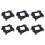 6X Zwarte Kunststof CPU-Ventilator Montagebeugelbasis voor Socket 478 2