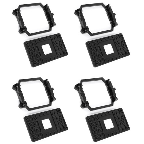 4X CPU Fan Base Black Plastic for  AM2 AM3 Socket